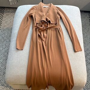 Petal & Pup Tan/Camel Long Cardigan